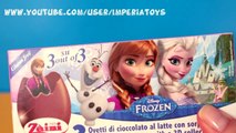 FROZEN Surprise Eggs 3D Disney Princess Kinder Sorpresa Huevos Ovetti Unboxing 2017