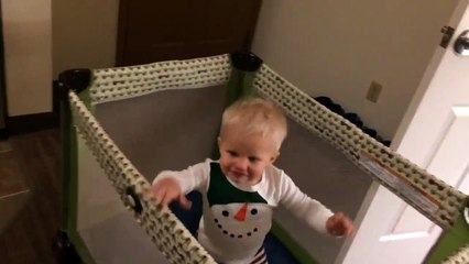 Baby Michael Gets Super Excited and Twerks! Over Food-QzTaR-dPJl8