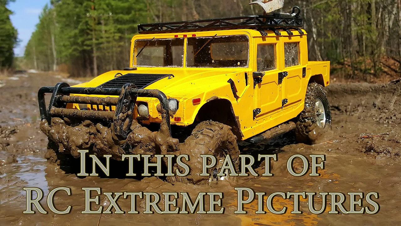 RC MUD Trucks 4x4 Trail — Hummer H1 OFF Road Part Two — RC Extreme Pictures