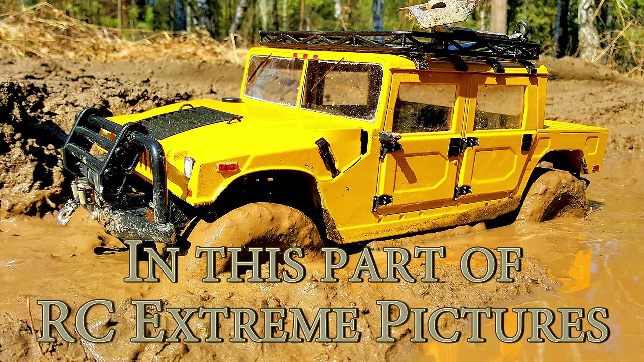 RC Muddy Truck 4x4 — Hummer H1 Stuck in The MUD Part One — RC Extreme Pictures