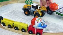 Toys Vehicles and Kinder Surprise  - Toy train, Toys Tractsdsor, Toys Loader