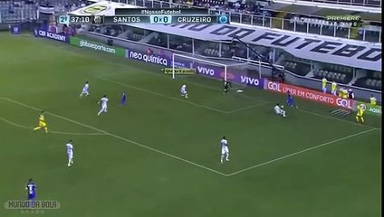 Gol do Cruzeiro 1 x 0 Santos | Thiago Neves | Brasileirão 28/05