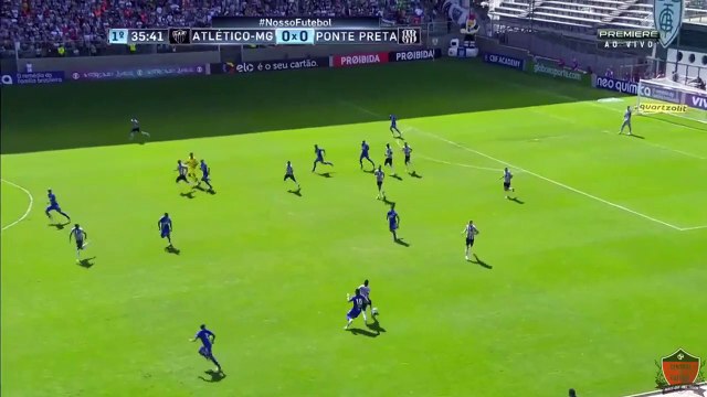 Gol do Atlético MG 2 x 2 Ponte Preta | Robinho | Brasileirão 2017