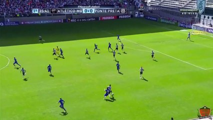 Gol do Atlético MG 2 x 2 Ponte Preta | Robinho | Brasileirão 2017