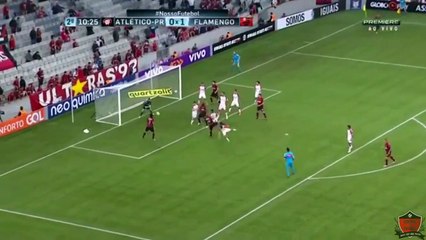 Gol do Atlético PR 1 x 1 Flamengo | Thiago Heleno | Brasileirão 28/05