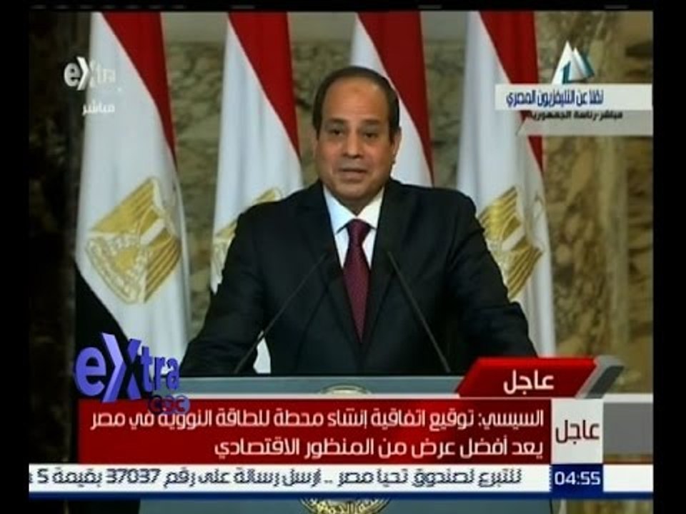 #غرفة_الأخبار | ‫‫السيسي : المحطة النووية ستمكننا من امتلاك تكنولوجيا ومعرفة
