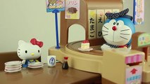 Doraemon Rika-chan round and round rotation sushi toy video