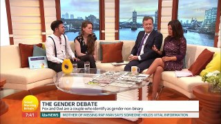 Piers Morgan Asks Non-Binary People About Their Gender Identity - Good Morning Britain
