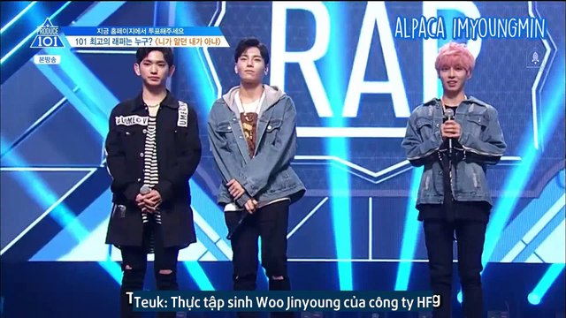 [Nasa Subteam] [Vietsub] Produce 101 Season 2 EP.7 CUT - Who You (No Name team) (1/3)