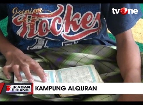 Mengaji dan Menghafal Quran di Kampung Alquran