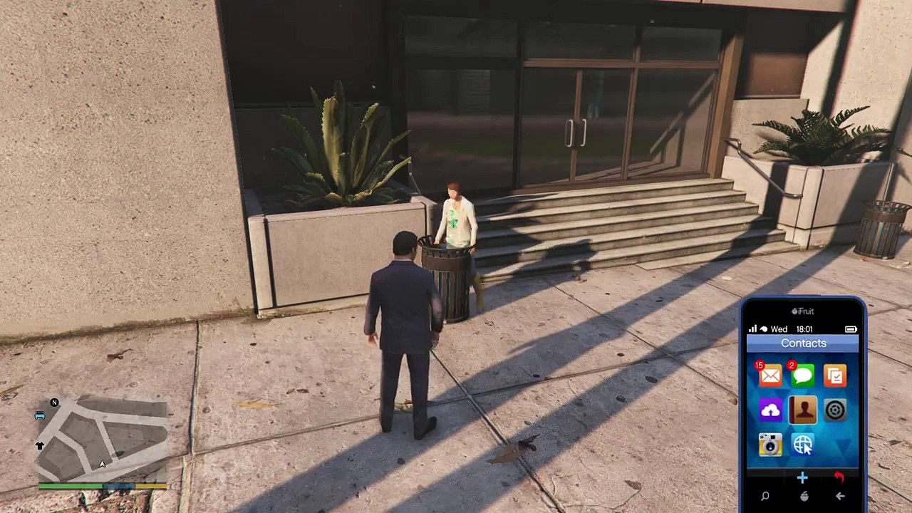 Spining Lady - GTA V on PS4 Funny Moments