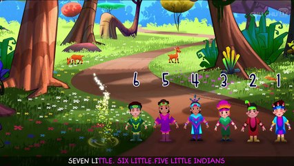 Ten Little Indians Nursery Rhyme _ Po