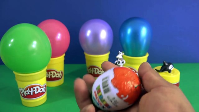 Balloons Surprise Cups Pocoyo My Little Pony Peppa Pig Chocolate Surprise Eggs Toys Video