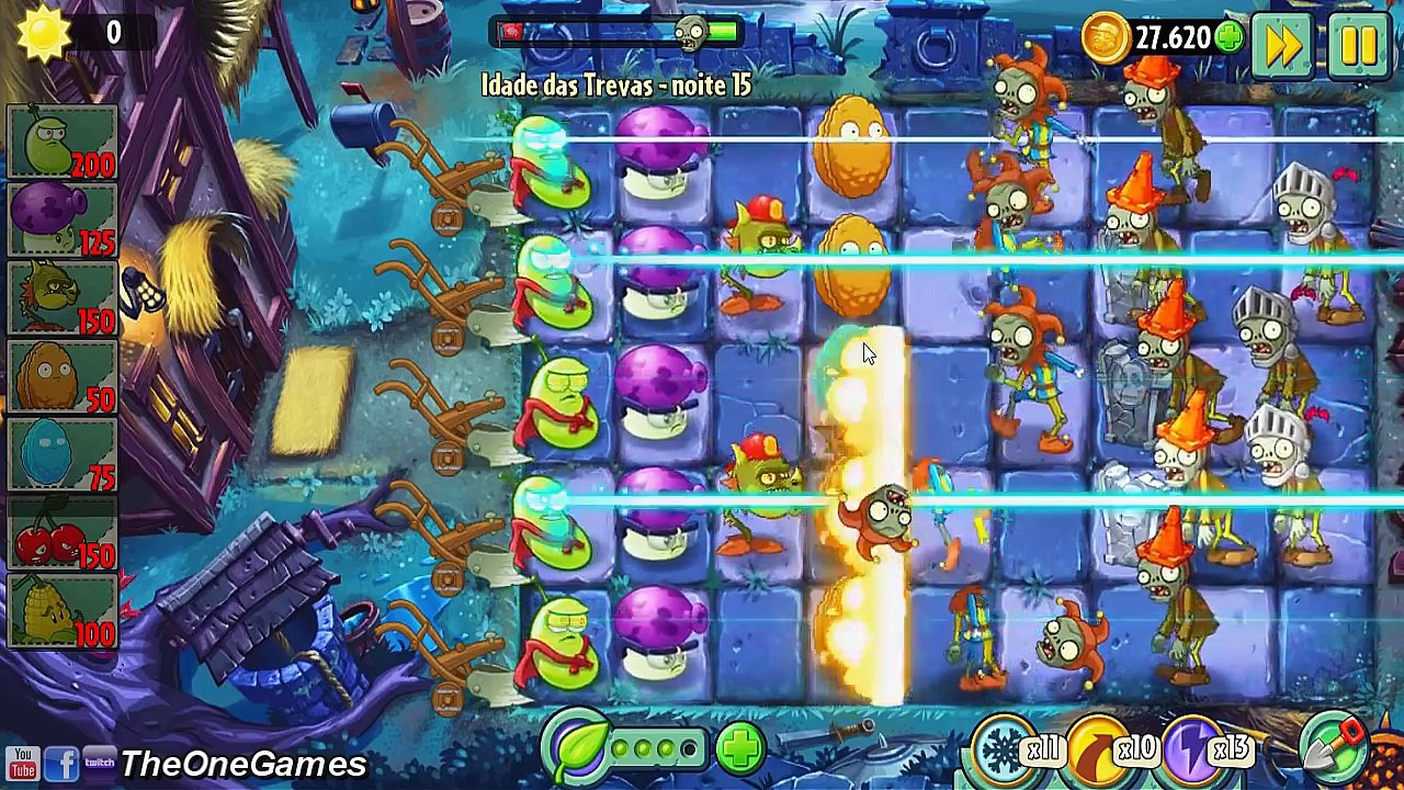 Plants vs. Zombies 2 - Idade das Trevas (Dark Ages)