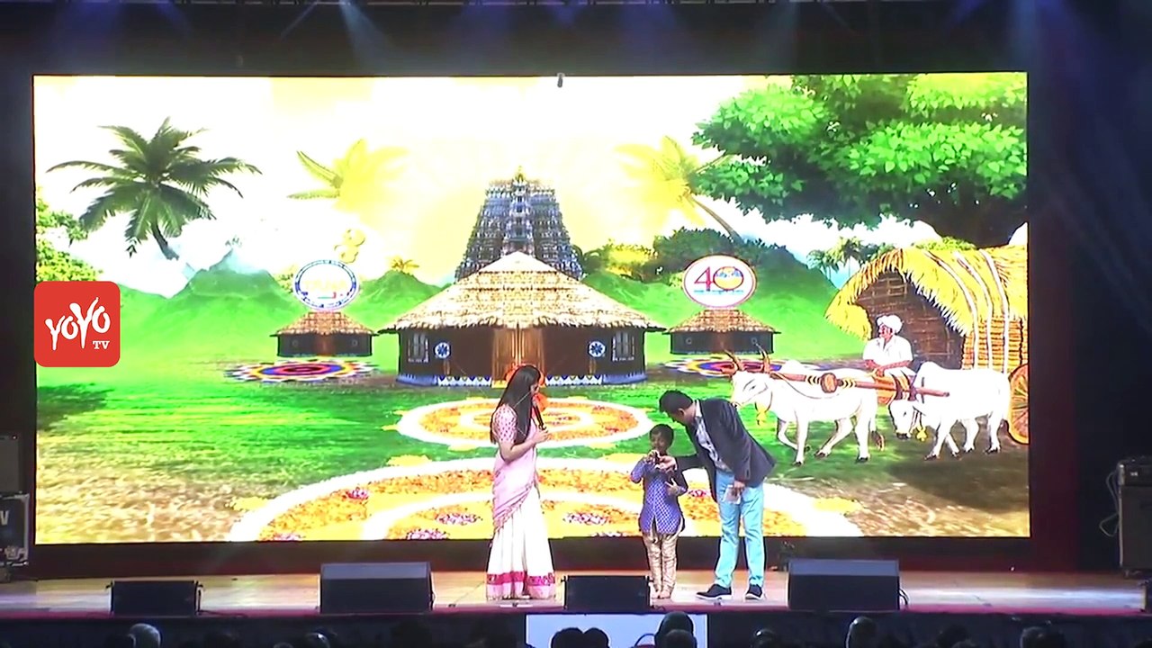 Standing Ovation for  Telugu Wonder Kid Nannaya in TANA CONVENTION  | 21st National Conference 2017 | YOYO TV CHANNEL