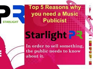 Top 5 Reasons Why You Need a Music Publicist For #MusicPR Requirement