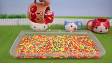 Surprise Eggs Toys face mugcup Doraemon Hello Kitty Anpanman Yo-kai Watch