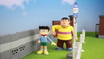 Doraemon Nobita and Shizuka (Noby and Sue) rain day stop motion animation