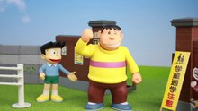 Doraemon Nobita and Shizuka (Noby and Sue) rain day stop motion