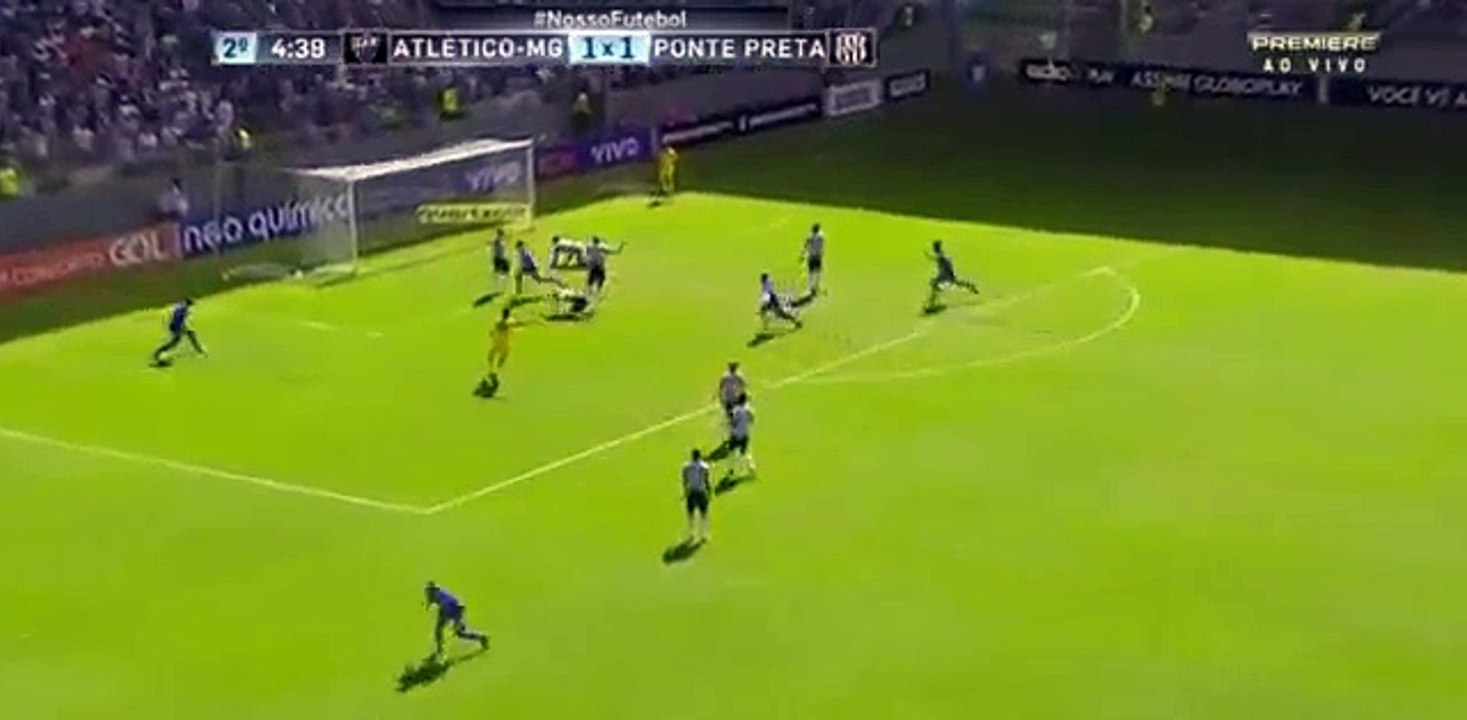 17.Segundo Gol da Ponte Preta 2 x 2 Atlético MG - Lucca - Brasileirão 2017