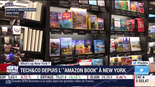 What's Up New York: Amazon ouvre une librairie à New York, capitale américaine de l'édition - 29/05