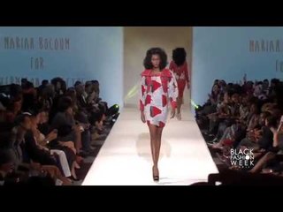 MARIAH BOCOUM Show Black Fashion Week Paris 2013