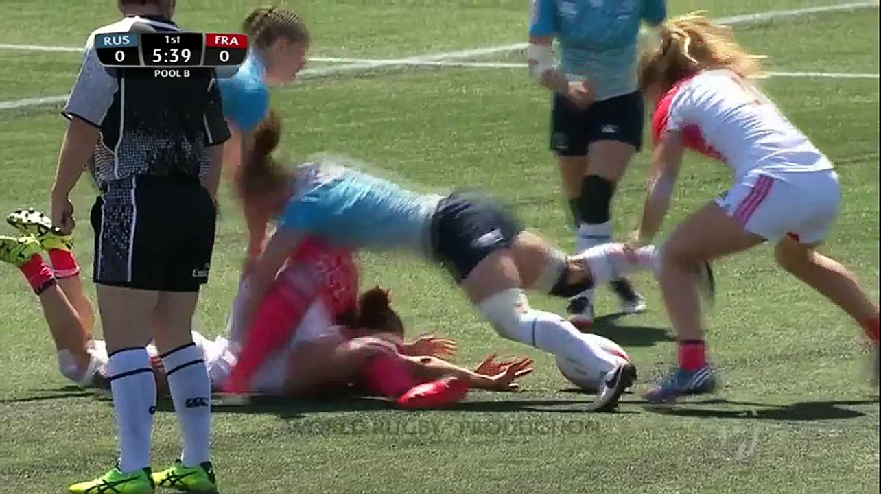 Womens 7s Langford 2017 - La France domine la Russie