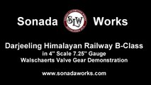 Walschaerts Valve gear on 1 3 scale DHR B-Class en