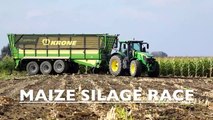 Maize Silage Race 2016   NH FR9050 - Krone ZX560 - JD 7280R - FENDT 939 936   Immink