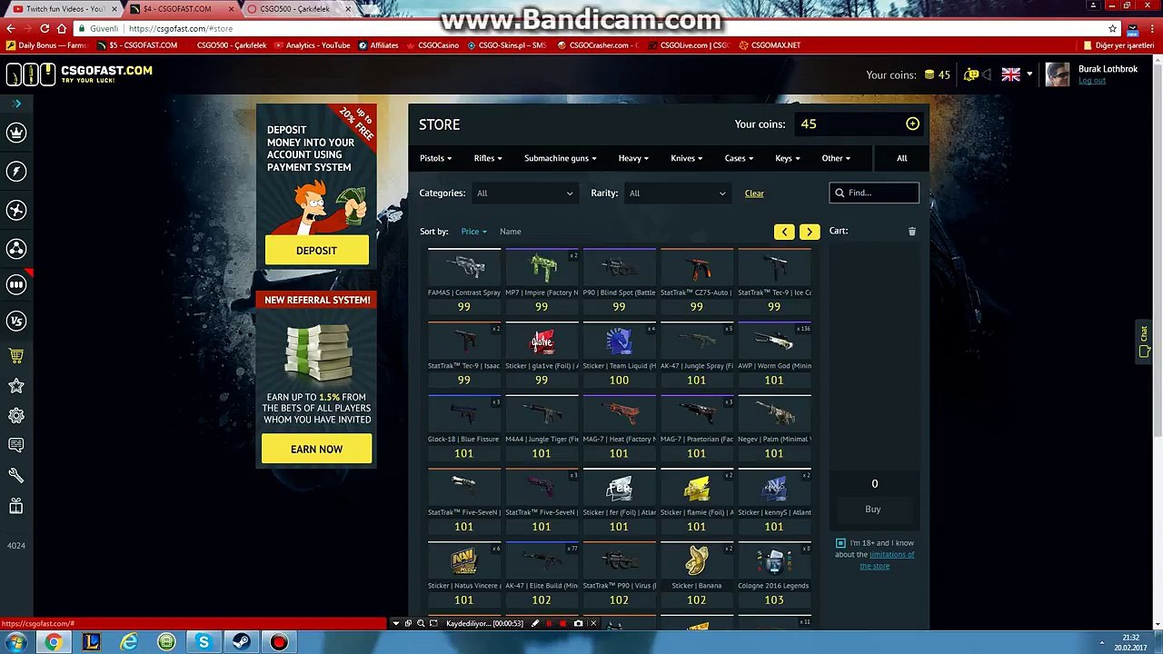 CSGO - BEDAVA AWP ÇEKİLİŞ VE CSGO500 TAKTİK