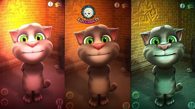 Baby Learn Colors with My Talking Tom Colours for Kids Animation Education Cartoons videos 201