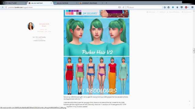 LOS SIMS 4 l CC SHOPPING TUMBLR l MAXIS MATCH l CABELLOS