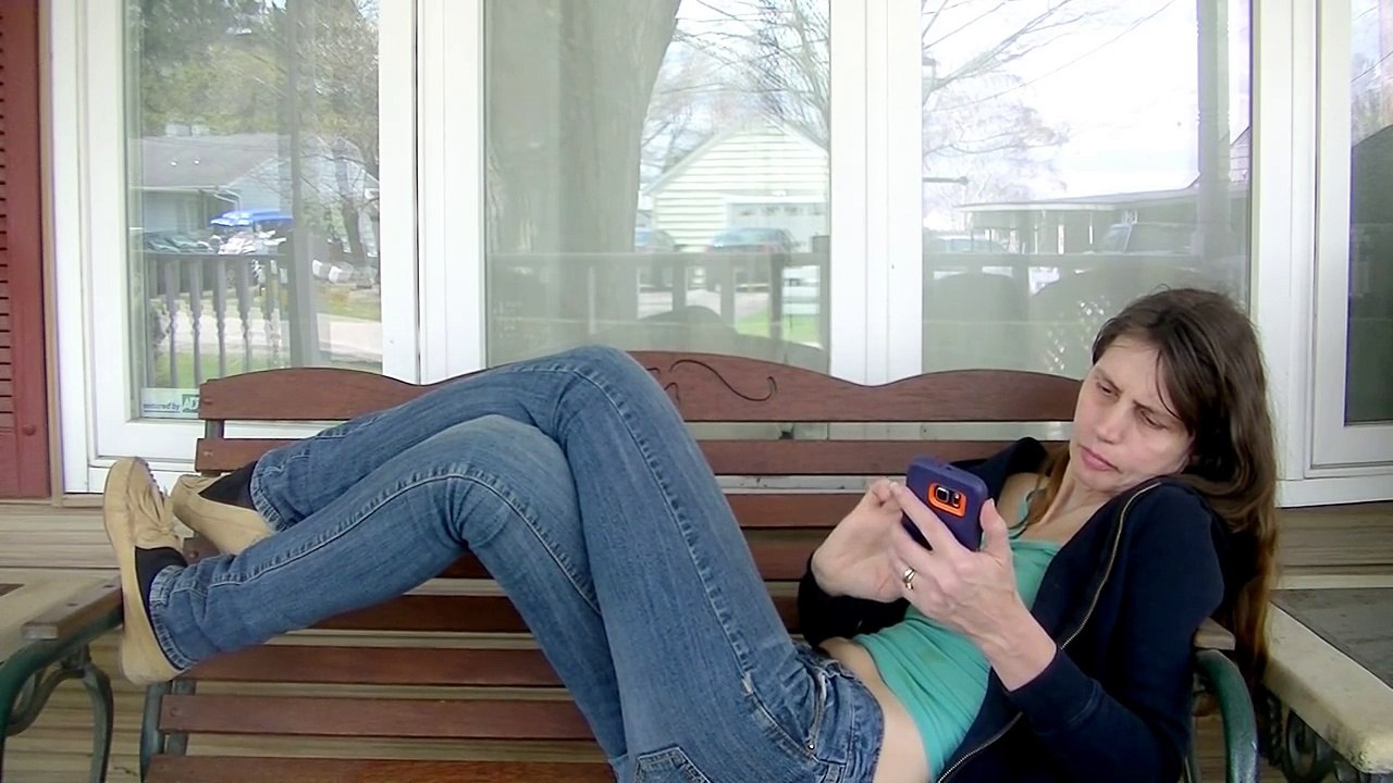 Swinging on my porch swing listening to birds chirp