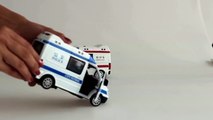 Toy Cars for Toddlers and Kids: Fast Lanes Police Car, Ambulance and Fire Truck Toy Vehic