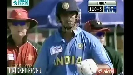 Rahul Dravid and Mohammad Kaif Match Winning Partnership in Cricket -- IND 88-5 to 288-6