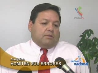 ADMITEN SUS ERRORES - AREQUIPA