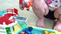 Paw Patrol Pool Time Bubble Fun! Cute Kid Genevieasdve Plays with Paw Patrol Toys to Help Ki