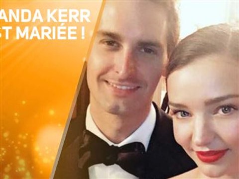 Miranda Kerr a épousé le fondateur de Snapchat