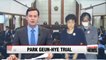 Park Geun-hye's fourth trial hearing focused on alleged Samsung payments
