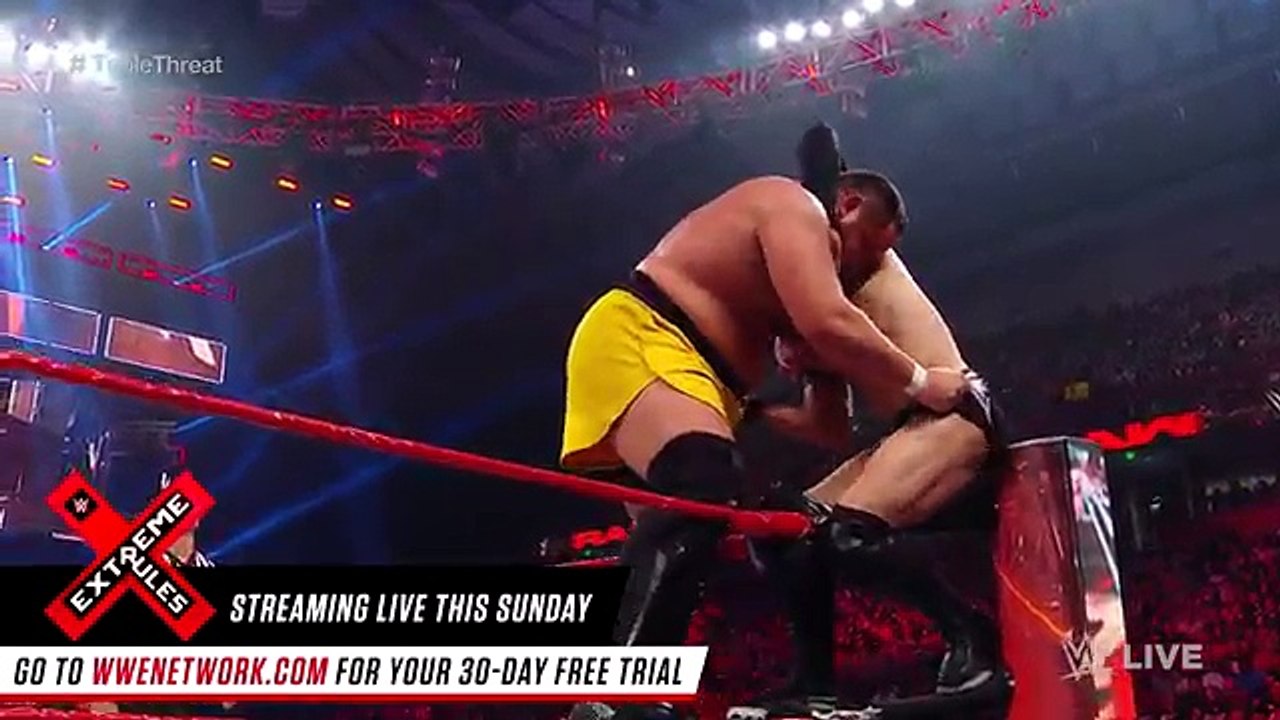 Finn Bálor vs. Bray Wyatt vs. Samoa Joe - Triple Threat Match_ Raw, May 29, 2017