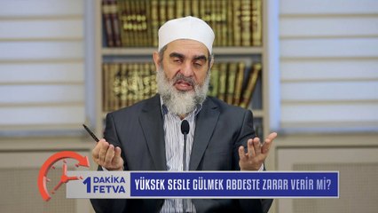442) Yüksek sesle gülmek abdeste zarar verir mi?/Birfetva - Nureddin YILDIZ