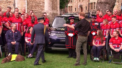 Prince Harry unveils UK squad for Invictus Games