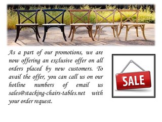 1stackablechairs Announces Custom Offers on Commercial Furniture