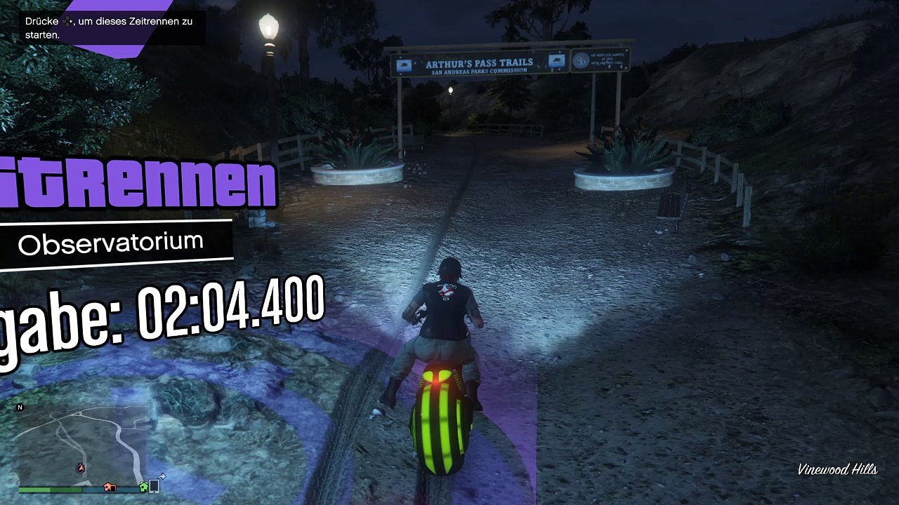 GTA 5 Online - Time Trial - Observatorium