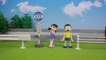 Doraemon Nobita and Shizuka (Noby and Sue) rain day stop motion animation �