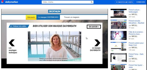 Décathlon - Préroll minisite & géolocalisation