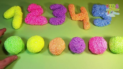 Learn Colours with Squishy Glitter Foam Childrens Educational Video Learn Colors Teach Co