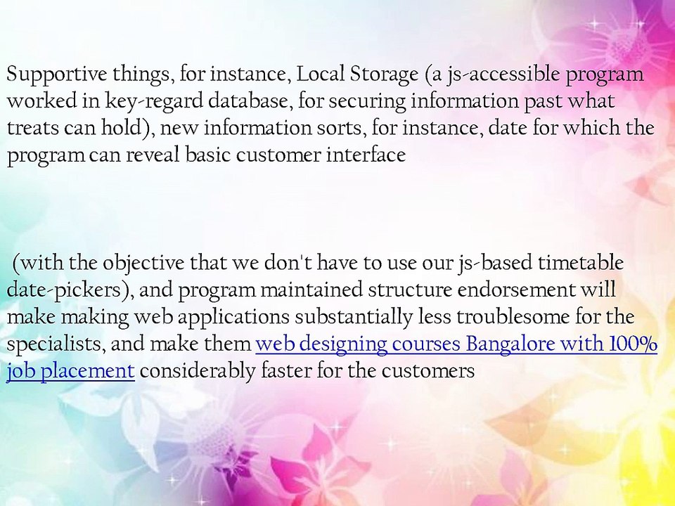 web designing course bangalore