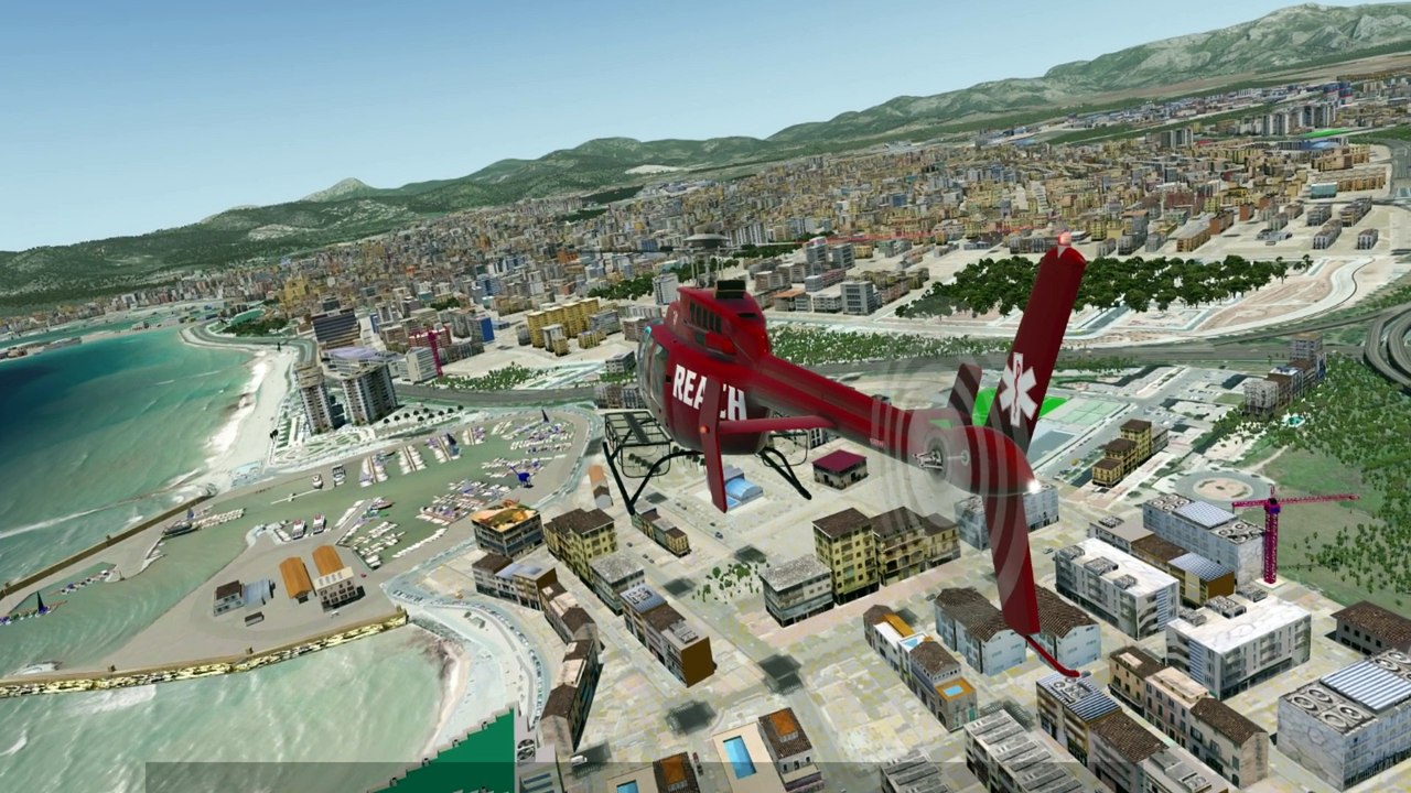 XPlane11-Bell 407-LEPA Palma de majorque