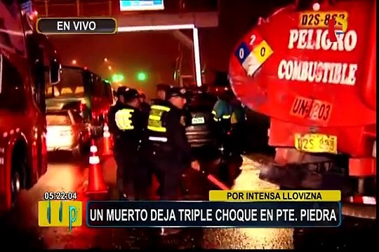 Puente Piedra: un muerto deja triple choque en Panamericana Norte